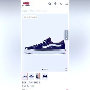 Vans Sk8-lo size 4 men/ 5.5 women NEW IN BOX